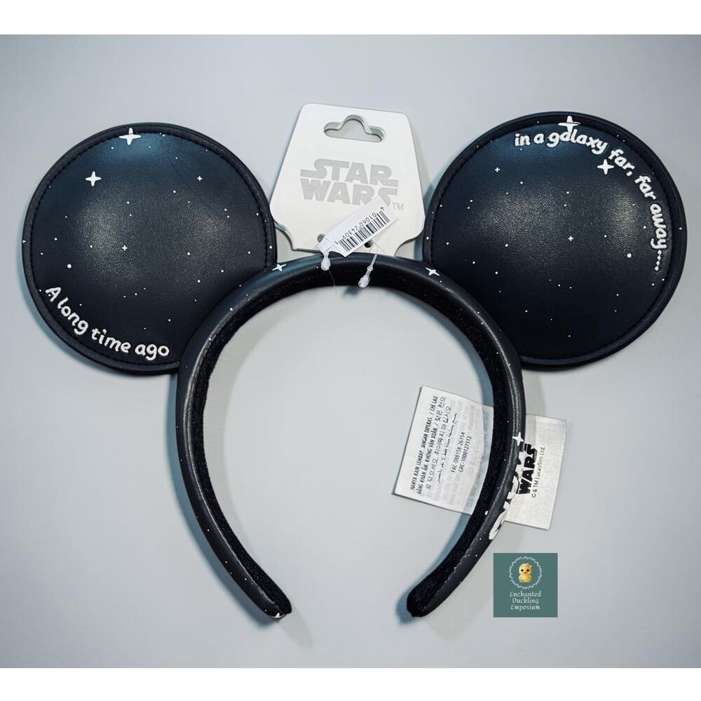 Disney Parks 2026 Star Wars A Long Time Ago Galaxy Far Away Ears Headband NWT